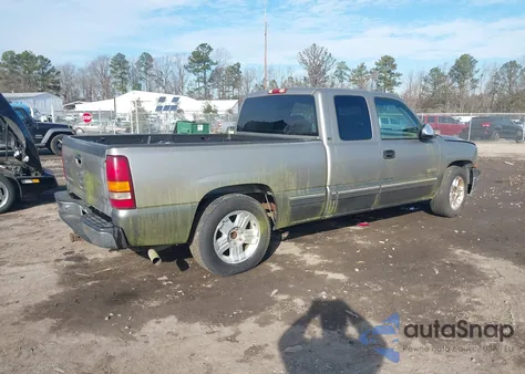 2000 Chevrolet Silverado 1500 Ls из США, поврежденный, VIN 2GCEC19T8Y1124274